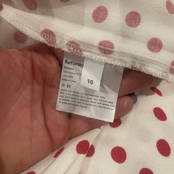 NWOT Reformation Kat Midi Dress - Picture 8 of 8